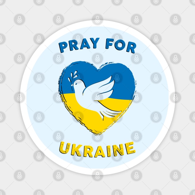 Pray for Ukraine Magnet by Yurko_shop